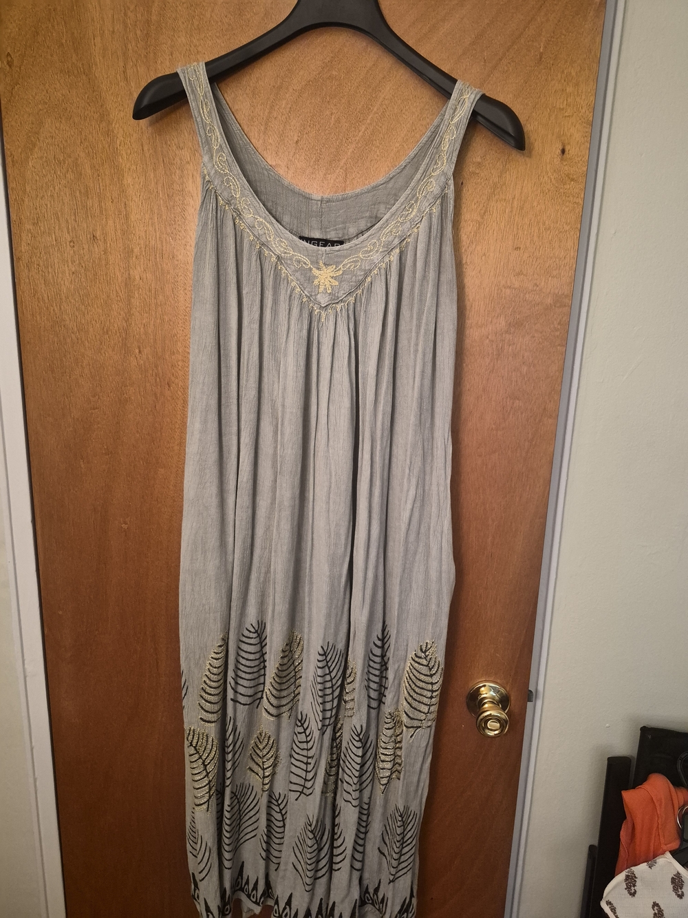 Women's  Embroidered Maxi Dress XL